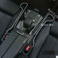 2 Pack Car Seat Gap Filler Organizer With Cup Phone Holder Prevent Items Falling Car Side Seat Storage Solution Black