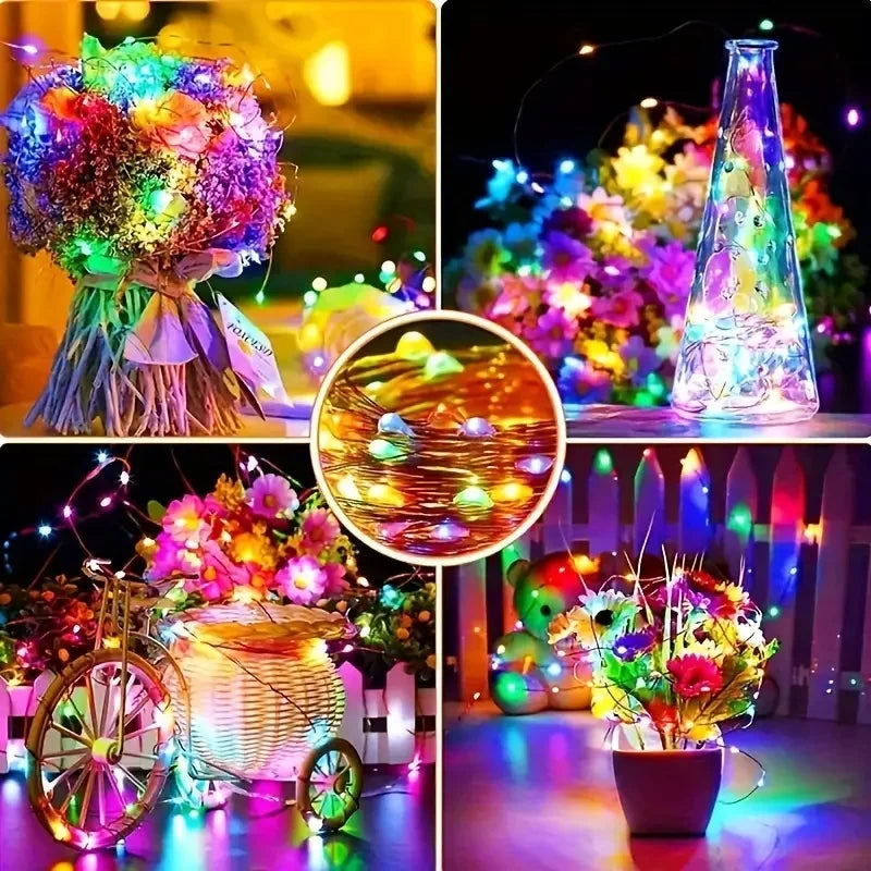 LED String Light 1/2/3/5/10M Waterproof String Lights Holiday Decoration  Fairy Lights Outdoor Garden Christmas String Lights