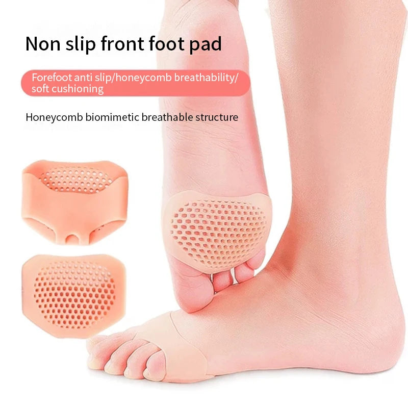 2 pz Cuscinetti metatarsali in silicone separatori per dita sollievo dal dolore cuscinetti plantari ortesi solette per massaggio ai piedi calze per avampiede strumento per la cura dei piedi