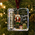 Acrylic Christmas Cash Gift Ornament Xmas Tree Decor Transparent Money Holder Ornament Creative Hanging Treat Holder Ornament