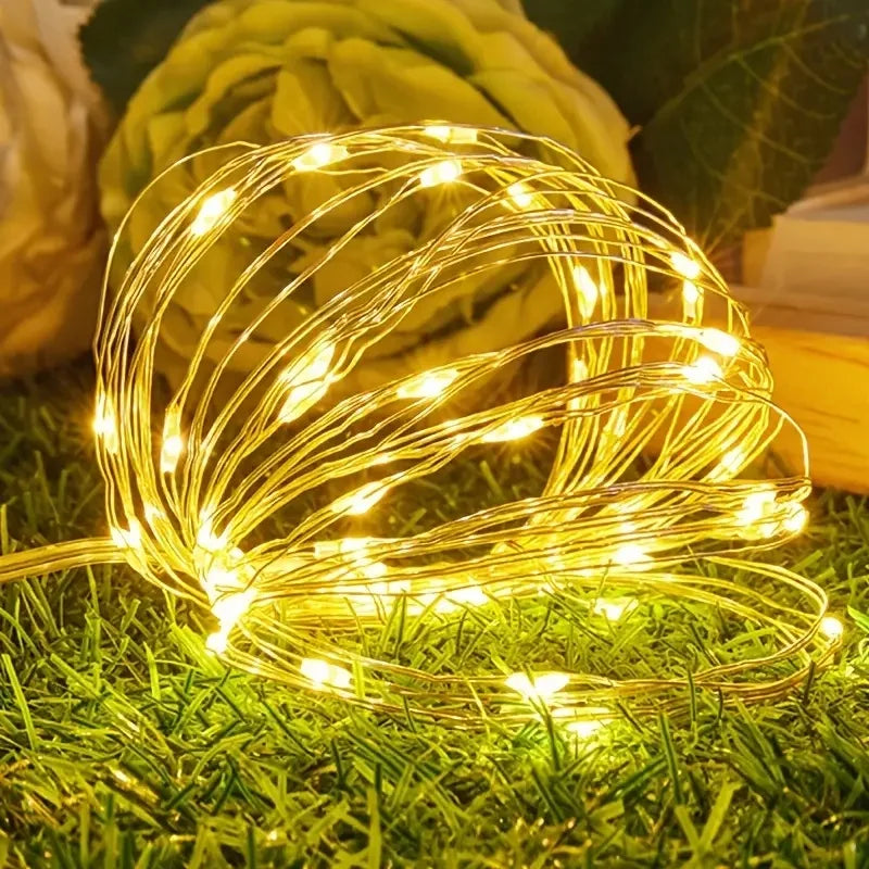 LED String Light 1/2/3/5/10M Waterproof String Lights Holiday Decoration  Fairy Lights Outdoor Garden Christmas String Lights