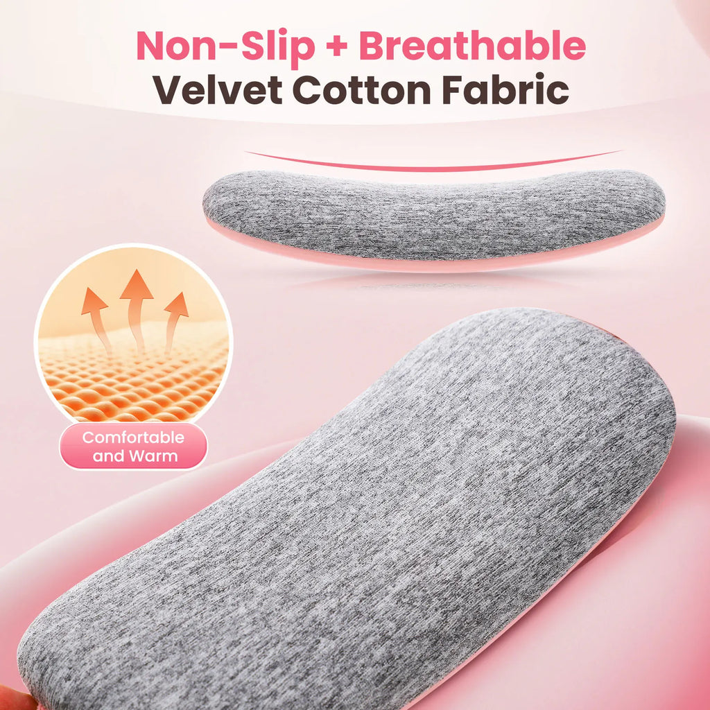 Ceinture de massage vibrante chauffante électrique, coussin chauffant intelligent pour le soulagement des douleurs menstruelles, pour femmes et hommes