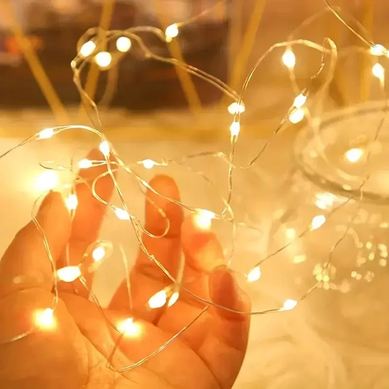LED String Light 1/2/3/5/10M Waterproof String Lights Holiday Decoration  Fairy Lights Outdoor Garden Christmas String Lights