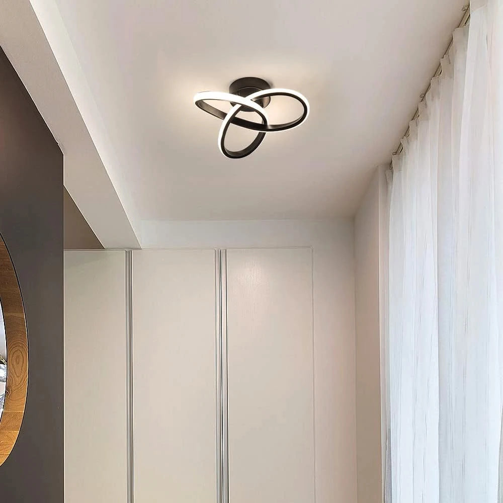 Modern Led Ceiling Lamp Led Ceiling Light 22W 2200Lm for Bedroom Dining Room Kitchen Hallways Living Room, Diameter 25cm