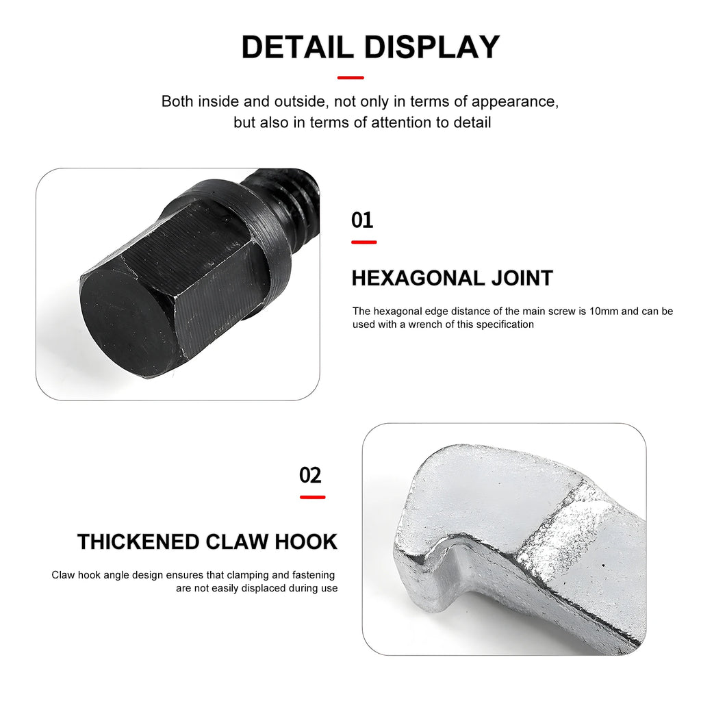 Podofo 9PCS Portable Bearing Splitter Separator Puller Kit Car Bear Separator Puller Bearing Removal Tool Gear Puller Car Repair Tools