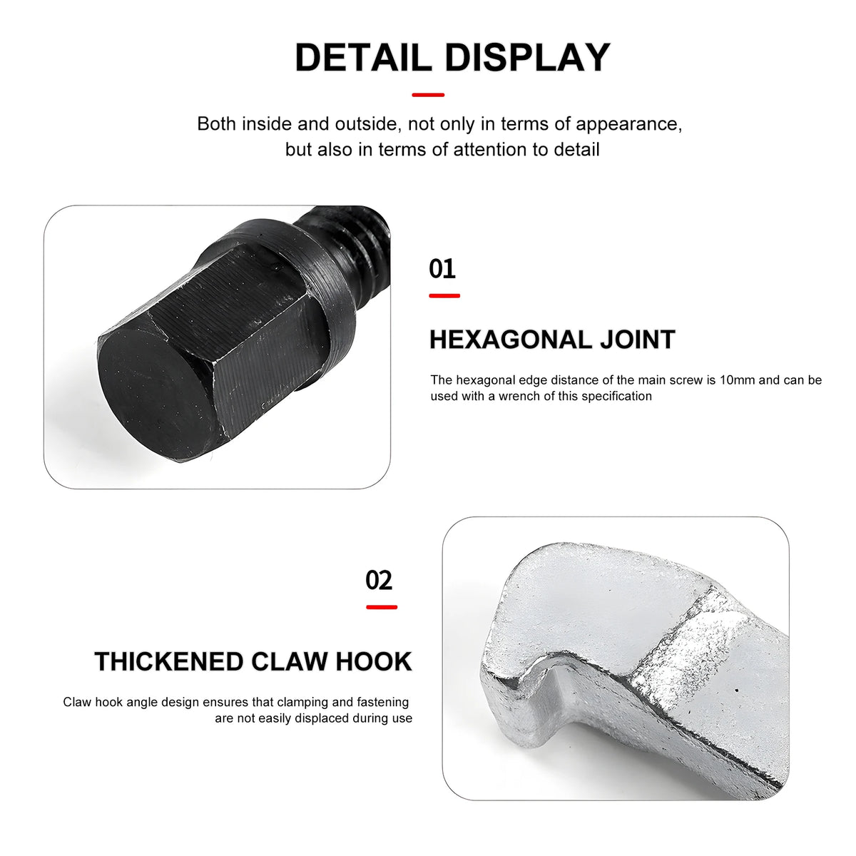 Podofo 9PCS Portable Bearing Splitter Separator Puller Kit Car Bear Separator Puller Bearing Removal Tool Gear Puller Car Repair Tools