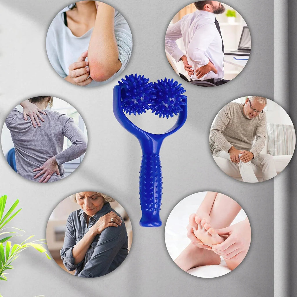 Masajeador corporal manual anticelulítico IMPRESCINDIBLE, rodillo de masaje para piernas y vientre para celulitis con EMPS
