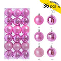 24pcs 3cm Christmas Balls Christmas Tree Ornaments Ball Xmas Hanging Tree Pendants Home Party Christmas Tree Decor New Year Gift