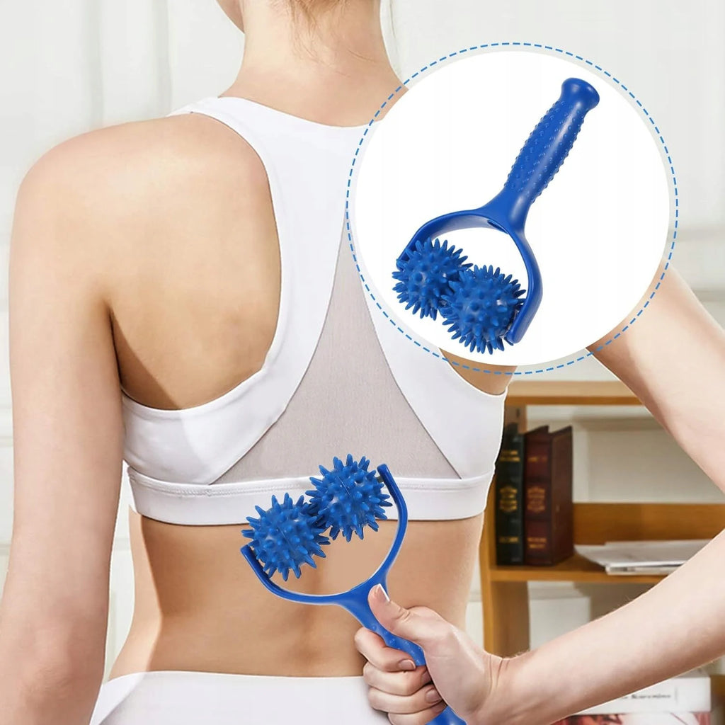 Masajeador corporal manual anticelulítico IMPRESCINDIBLE, rodillo de masaje para piernas y vientre para celulitis con EMPS