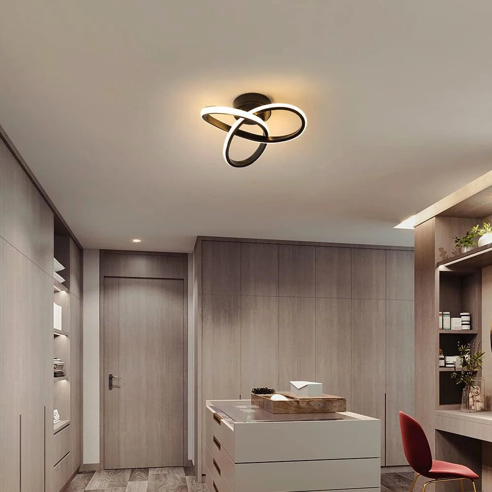 Modern Led Ceiling Lamp Led Ceiling Light 22W 2200Lm for Bedroom Dining Room Kitchen Hallways Living Room, Diameter 25cm
