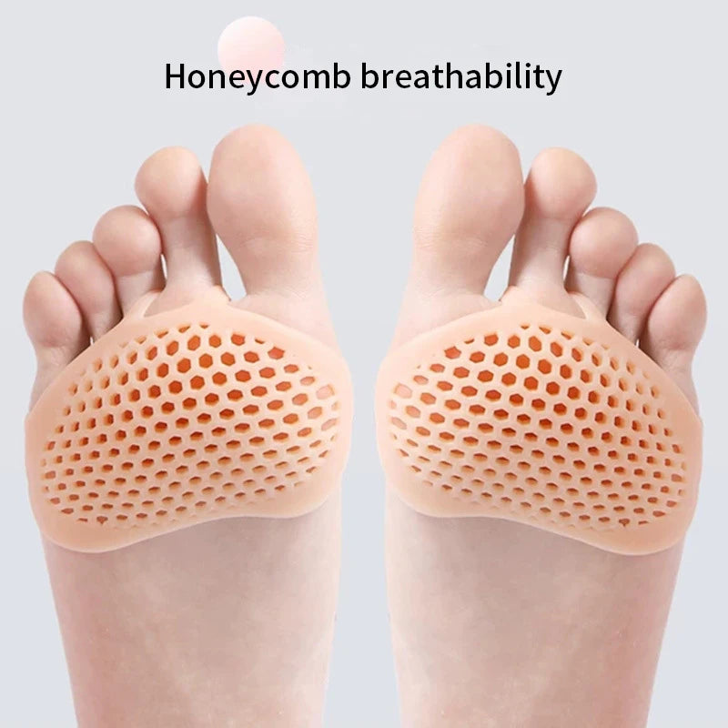 2 almohadillas metatarsales de silicona, separador de dedos, almohadillas para alivio del dolor, ortesis, plantillas de masaje para pies, calcetines de antepié, herramienta para el cuidado de los pies