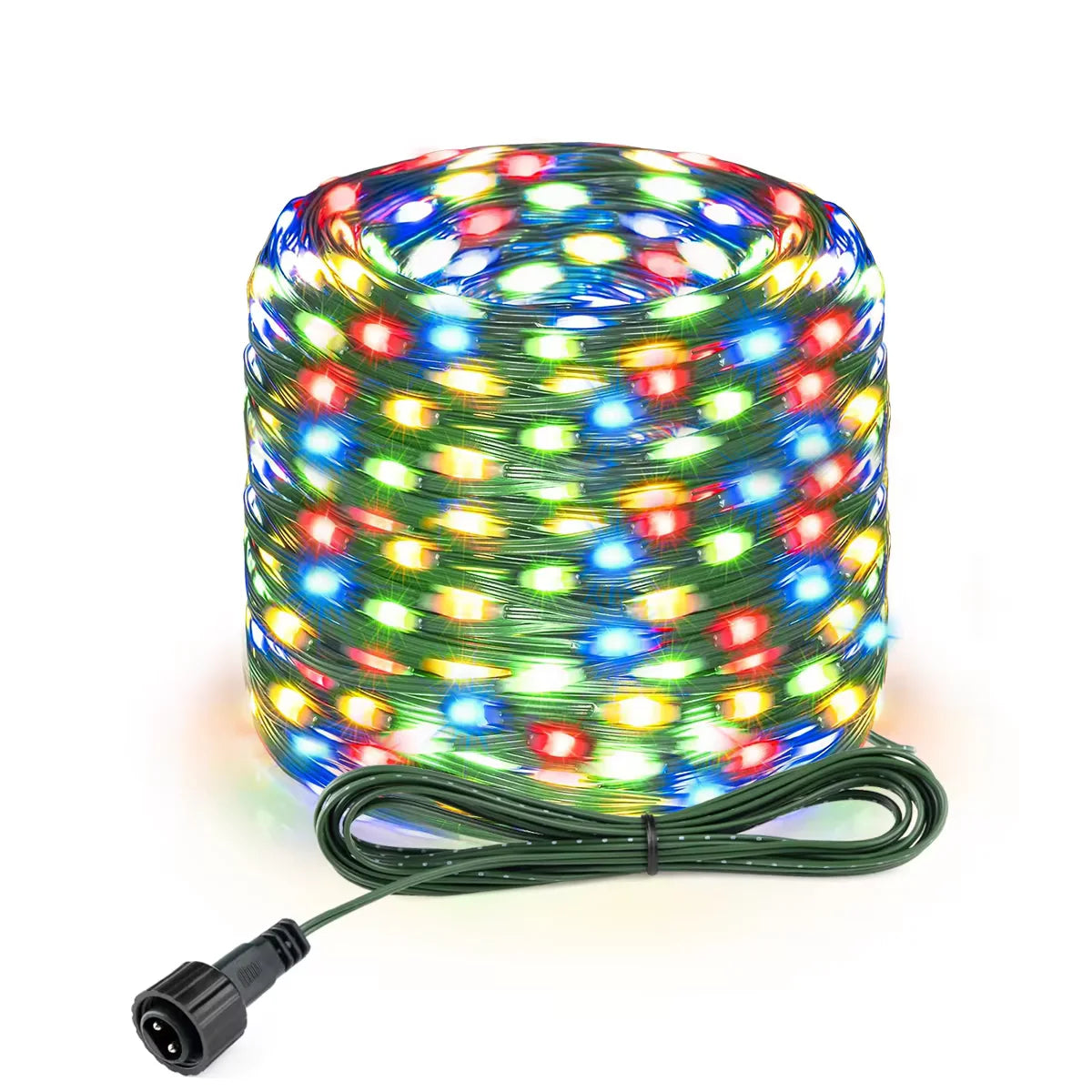 50M 100M 24V LED Christmas Lights Green Wire Leather Fairy Lights String Waterproof Outdoor Garden Party Wedding Garland Decor