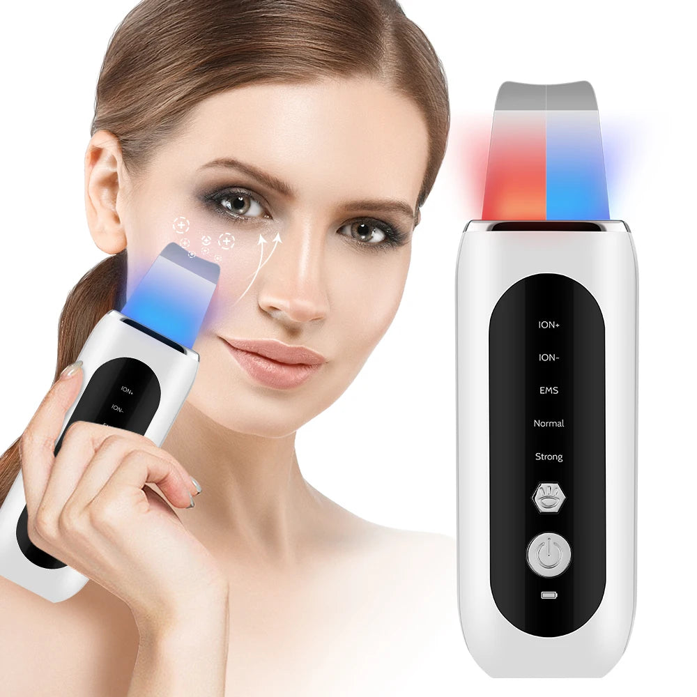 Electric Bubble Blackhead Remover / Ultrasonic Skin Scrubber Skin Care Tool Vacuum Suction Pore Cleanser Pimple Black Head Extractor Facial Lifting Cleaning Tools