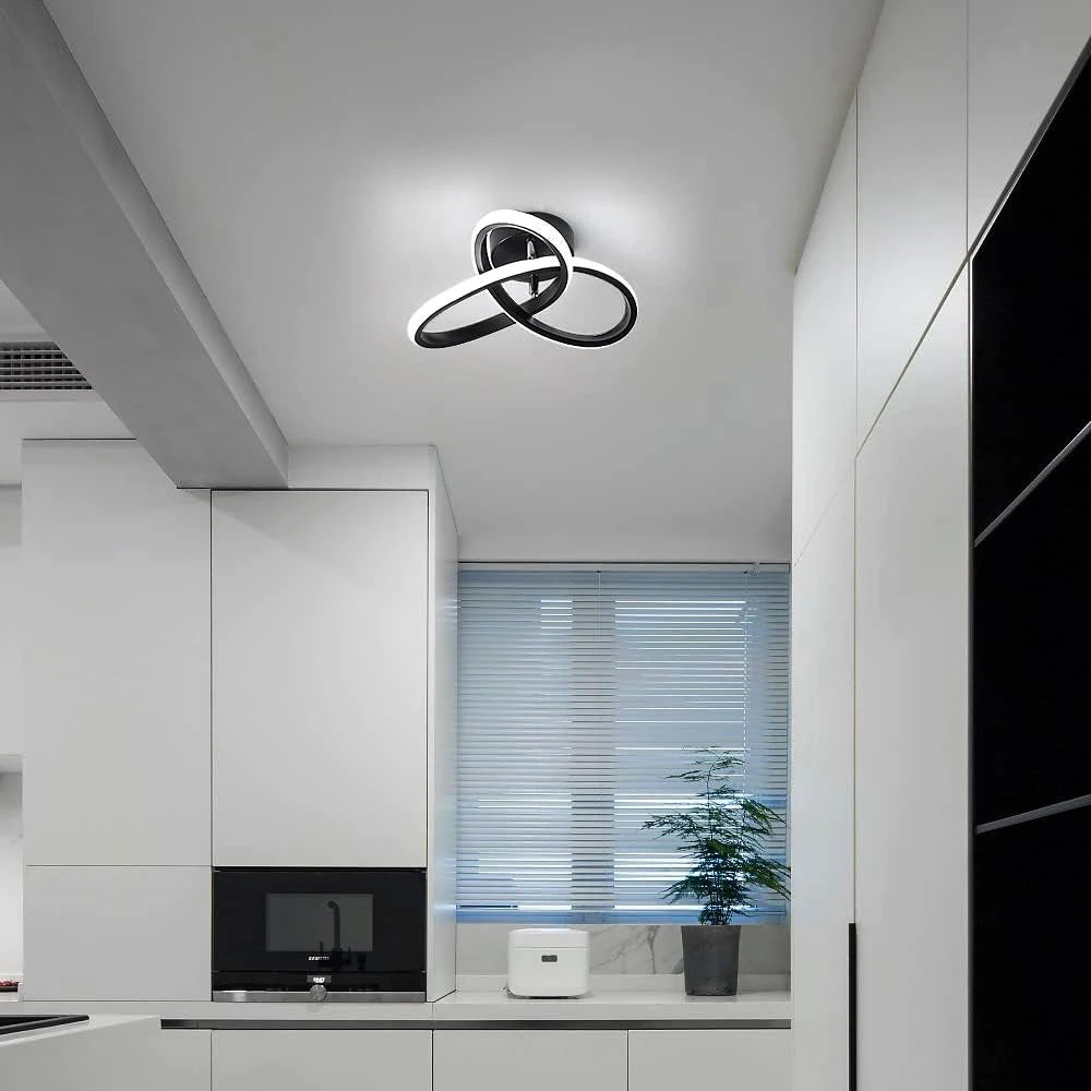 Modern Led Ceiling Lamp Led Ceiling Light 22W 2200Lm for Bedroom Dining Room Kitchen Hallways Living Room, Diameter 25cm