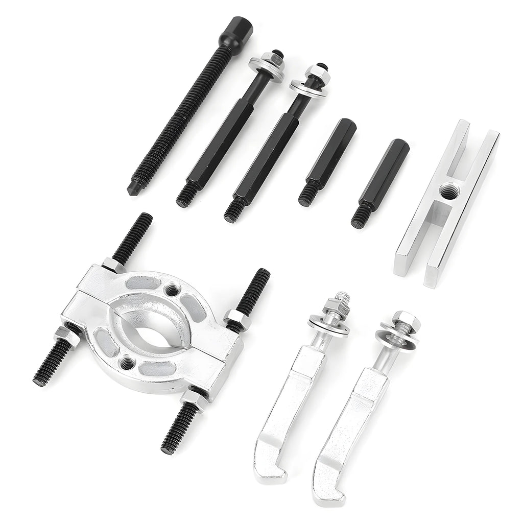 Podofo 9PCS Portable Bearing Splitter Separator Puller Kit Car Bear Separator Puller Bearing Removal Tool Gear Puller Car Repair Tools