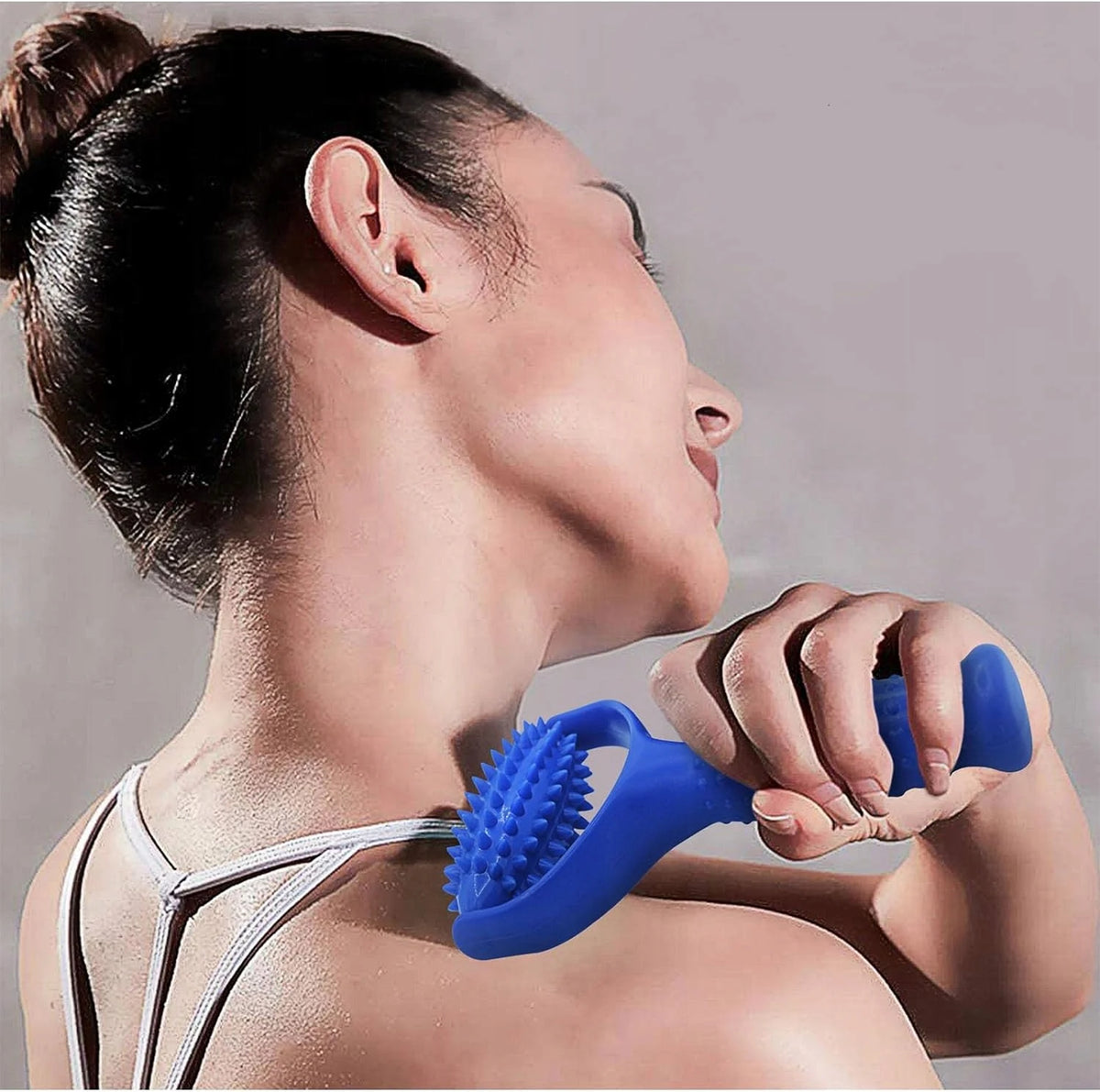 Masajeador corporal manual anticelulítico IMPRESCINDIBLE, rodillo de masaje para piernas y vientre para celulitis con EMPS