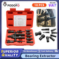 Podofo 10Pcs Blind Internal Inner Bearing Extractor Puller Tool Kit Wheel Bearing Remover Set With Storage Box For Auto Repair