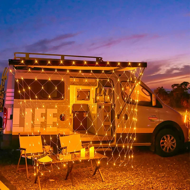 Christmas LED Net Lights – 4 Colours & Multiple Sizes